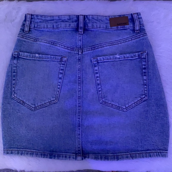 Garage blue denim skirt - Picture 4 of 6